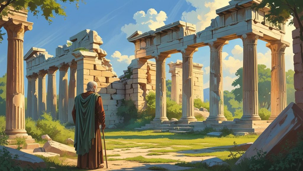 Ruins of an ancient pagan temple